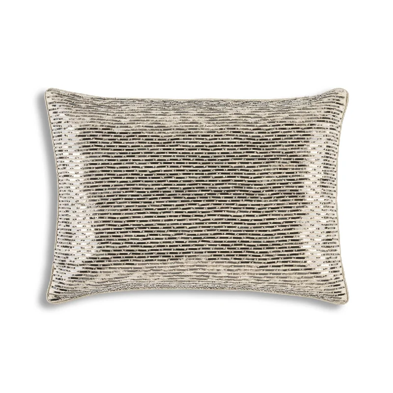 Ash Silver Linen Pillow