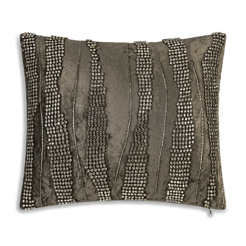 Christi Bedazzled Crystal Lumbar Pillow