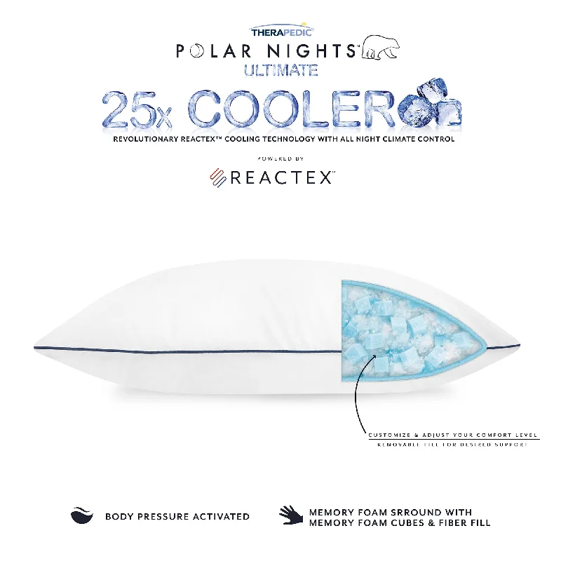 Cooling Ice Cube Hybrid Pillow