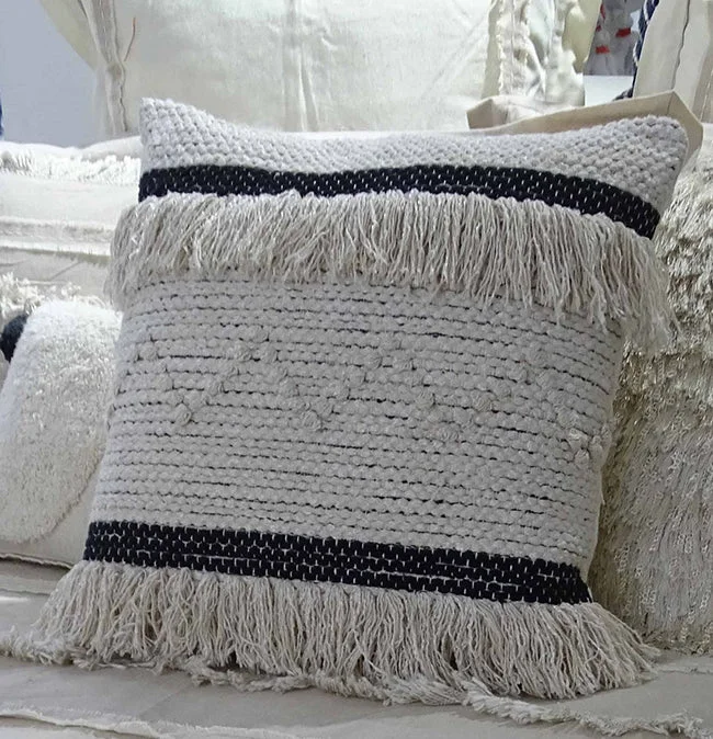 Designer Accent Throw Pillow Handloom Woven