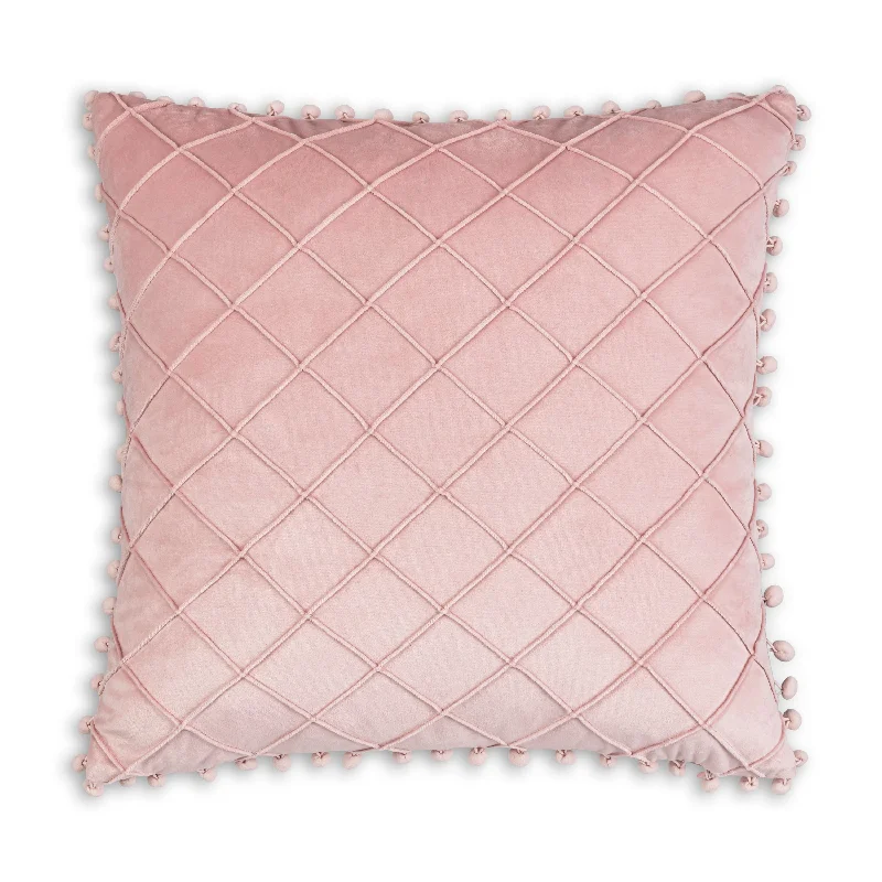 Inspire Me! Home Decor Diamond Pink Pillow