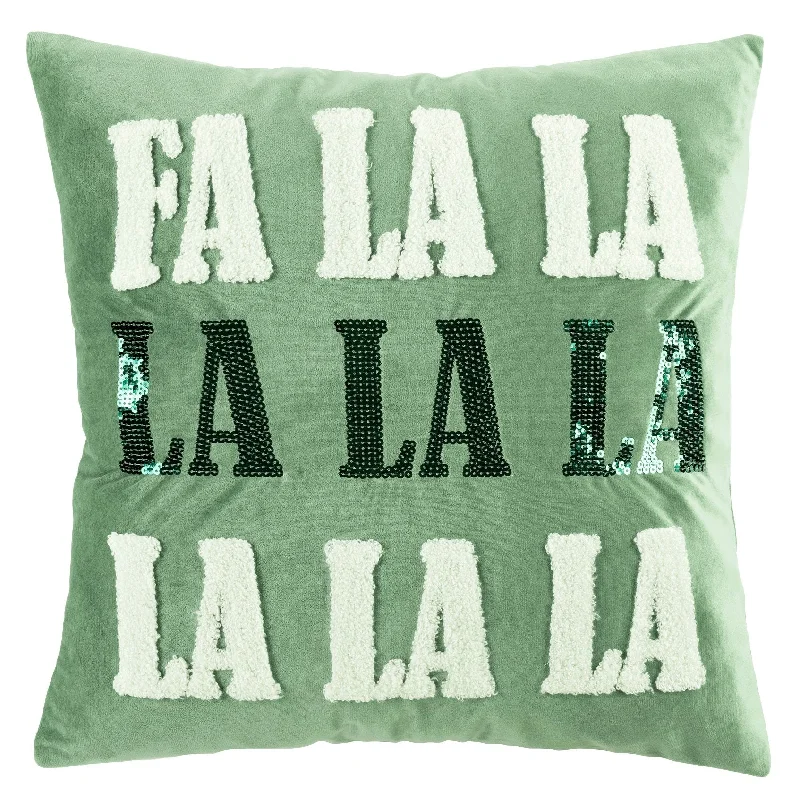 Fa La La La Decorative Pillow