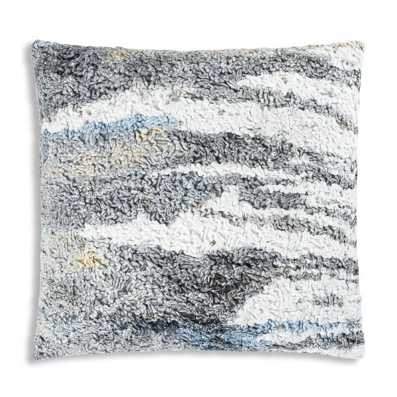 Islay Blue Velvet Pillow