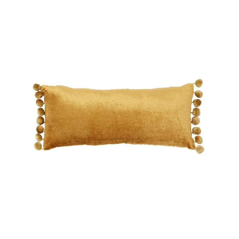 Jodhpur Olive oblong velvet pillow