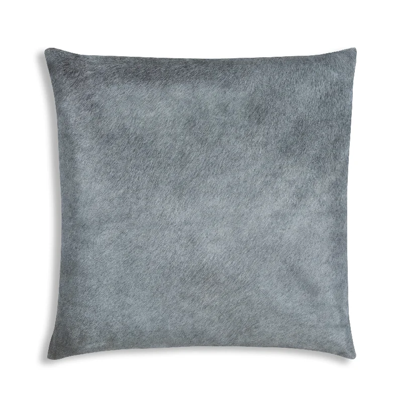 Lagos Gray Hide Pillow