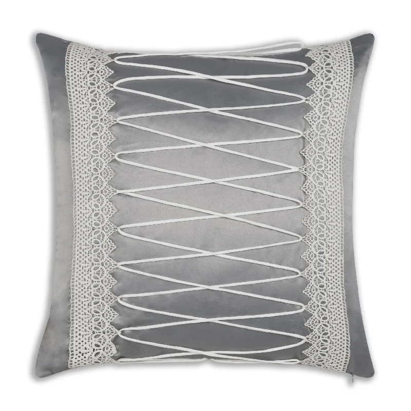 Rose Grey Pillow