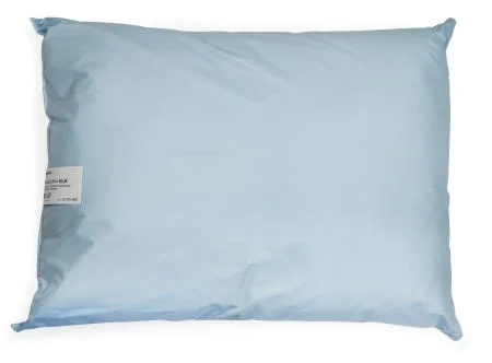 McKesson Bed Pillow 19 X 25 Inch Blue Reusable