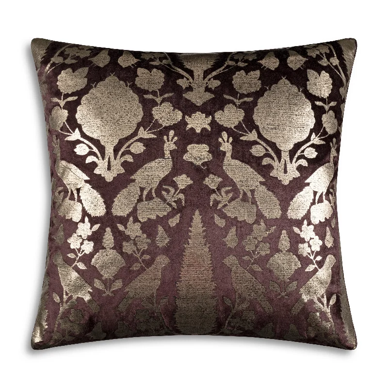 Mila Brown Gold Pillow