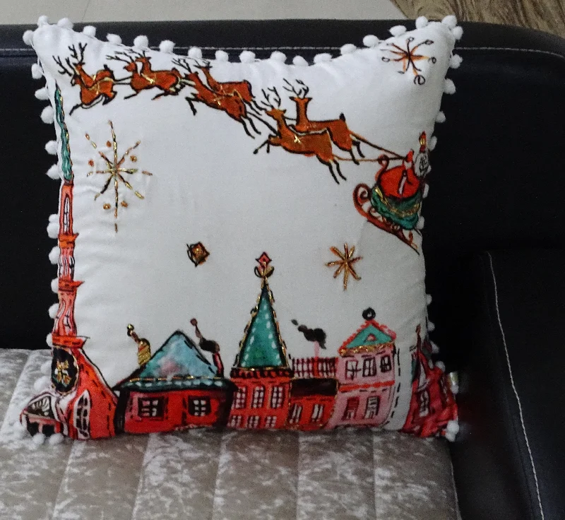 Santa Decorative Holiday Pillow