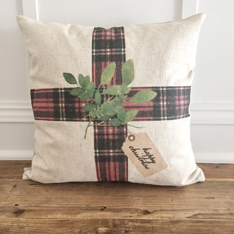 Tartan Plaid Gift Pillow Cover