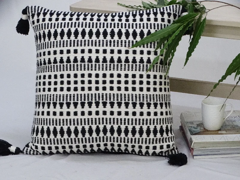 Throw Pillow with Tassels