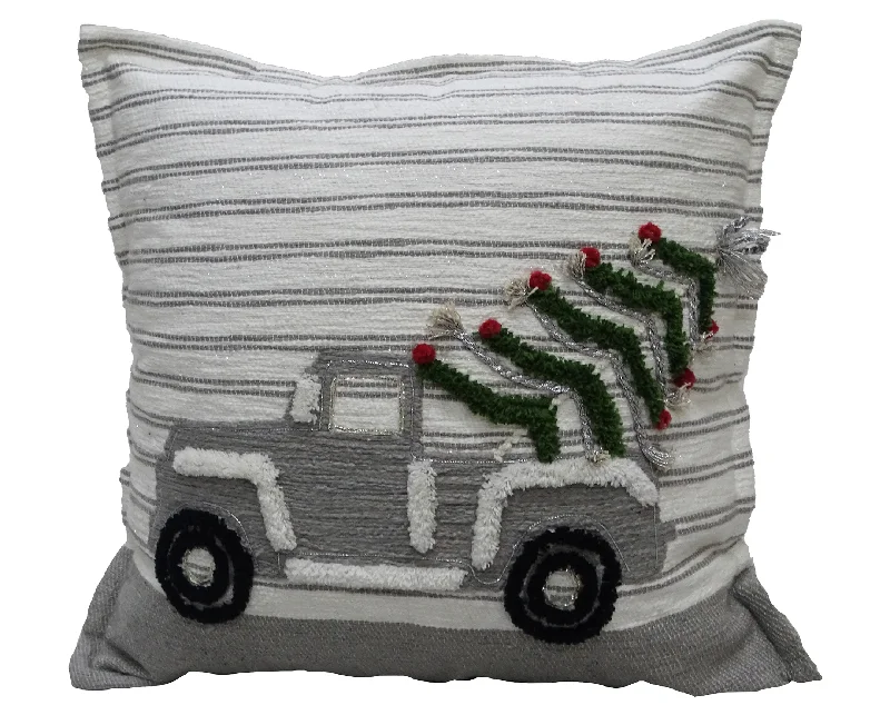 Vibhsa 20"x20" Holiday Car Throw Pillow