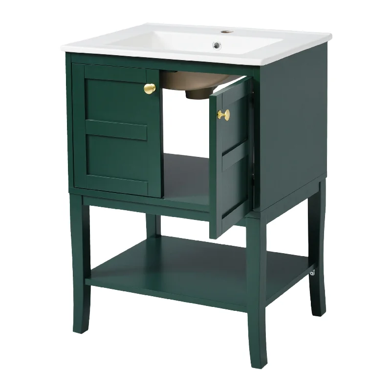 24" Bathroom Vanity with Sink