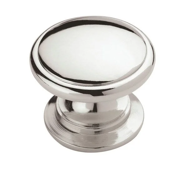 Allison Value 1-1/4 in (32 mm) Diameter Polished Chrome Cabinet Knobs - 10 Pack