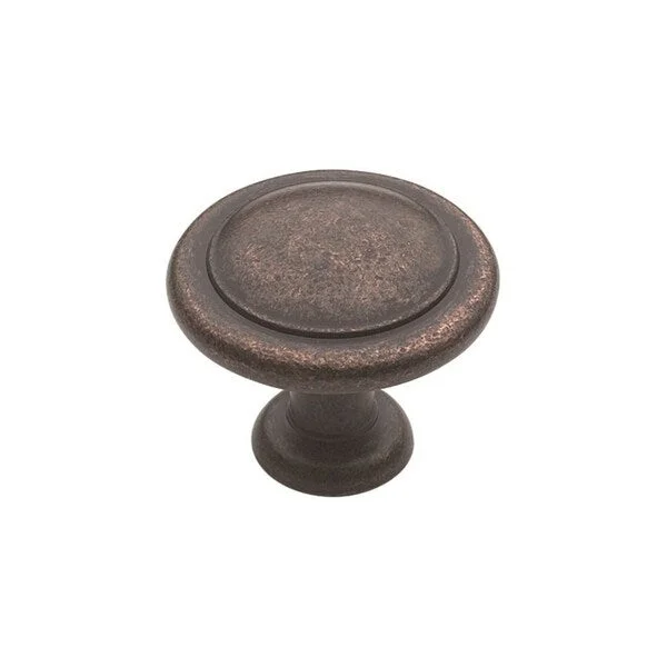 Allison Value 1-1/4 in (32 mm) Diameter Rustic Bronze Cabinet Knob