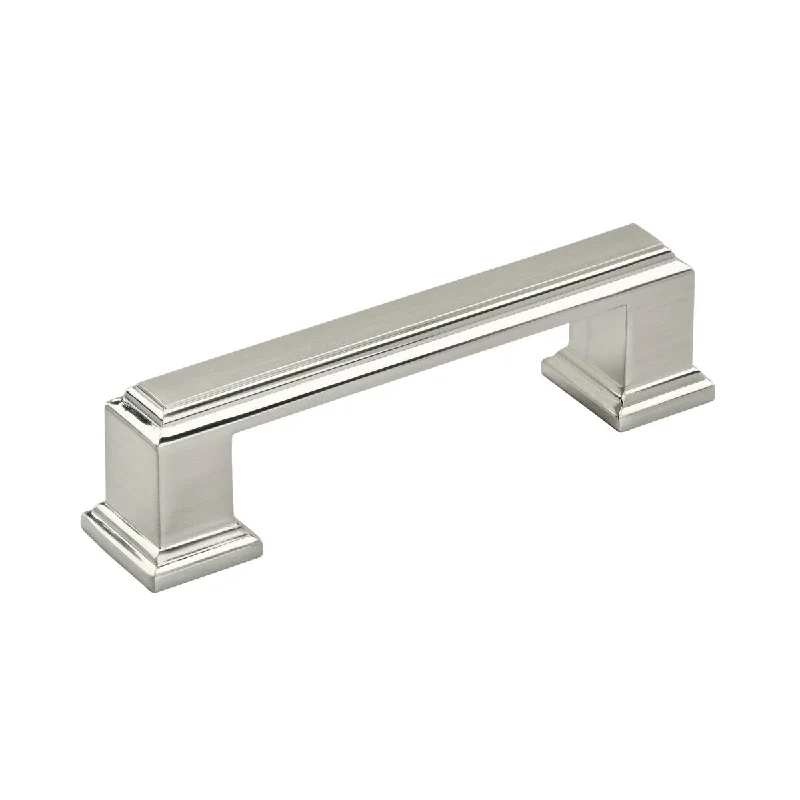 Amerock Appoint 3 in (76 mm) Center-to-Center Satin Nickel Cabinet Pull