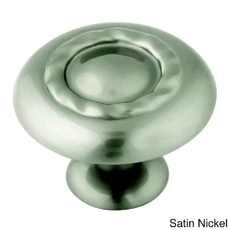 Amerock Inspirations 1.75-Inch Oversize Satin Nickel Cabinet Knob (Pack of 2)