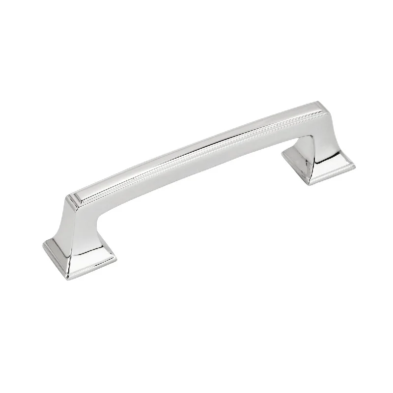 Amerock Mulholland 3-3/4 in (96 mm) Center-to-Center Polished Chrome Cabinet Pull - Polished Chrome