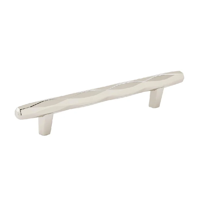 Amerock St. Vincent Polished Nickel 5-1/16-inch (12-millimeter) Center Cabinet Pull