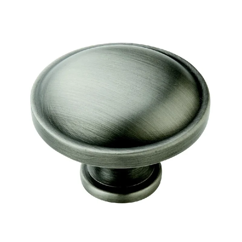 Amerock Traditional 1.25-Inch Antique Silver Cabinet Knob (Pack of Five)