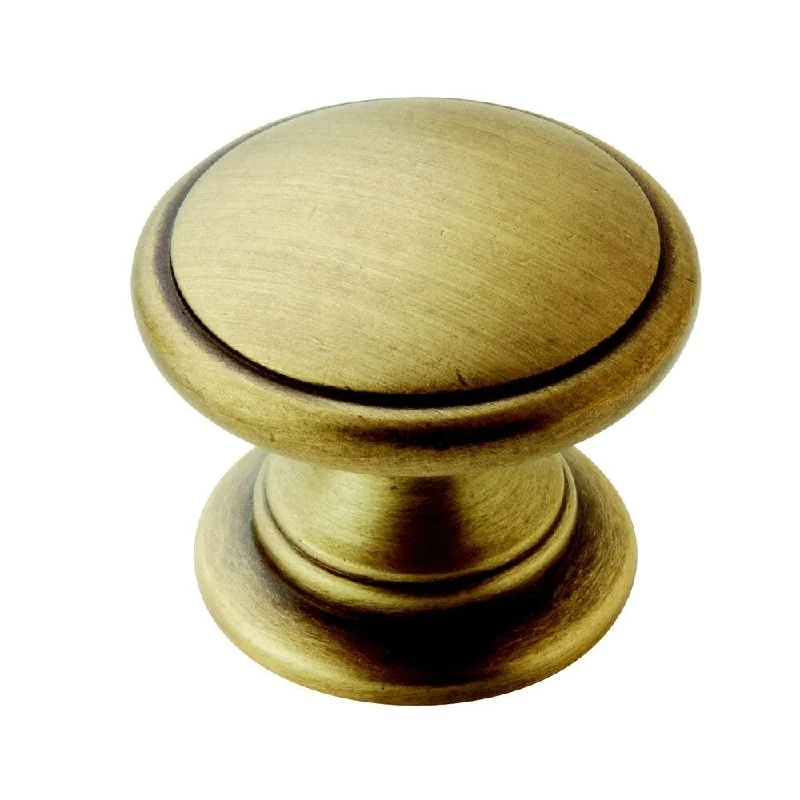 Amerock Traditional 1.25-Inch Gilded Bronze Cabinet Knob (Pack of 5)