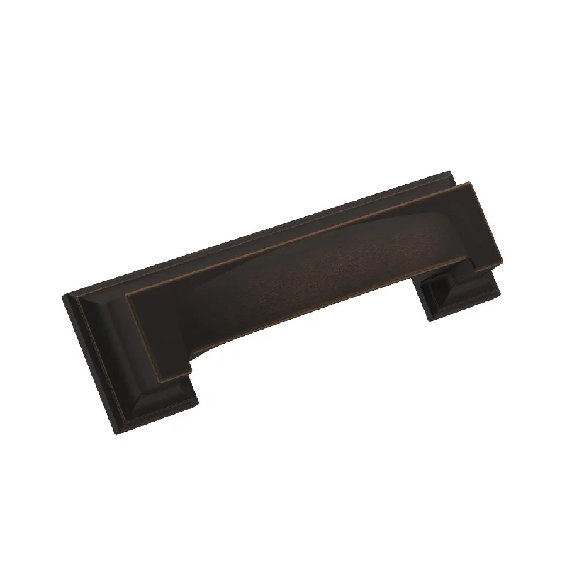 Appoint 3 in & 3-3/4 in (76mm & 96 mm) Center-to-Center Oil Rubbed Bronze Cabinet Cup Pull - 3 & 3.75