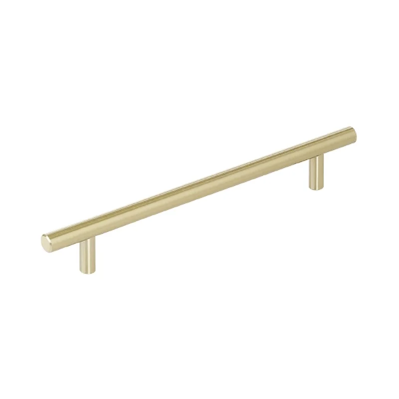 Bar Pulls 7 in (178 mm) Center-to-Center Golden Champagne Cabinet Pull - 10 Pack