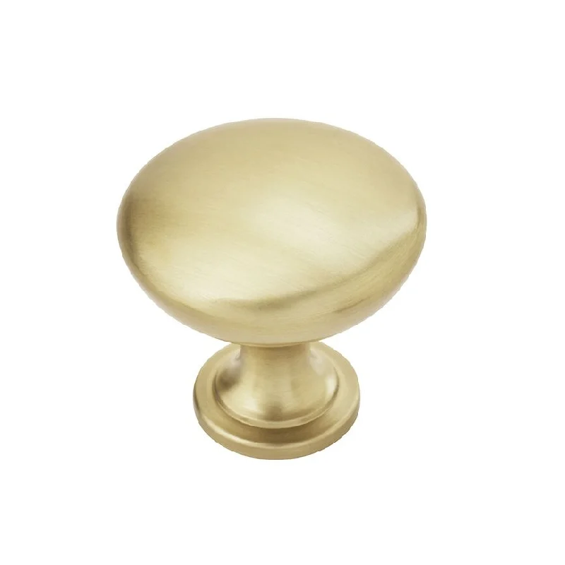 Edona 1-1/4 in (32 mm) Diameter Golden Champagne Cabinet Knob - 10 Pack - 1.25