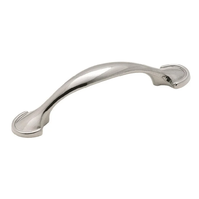 Everyday Heritage 3 in (76 mm) Center-to-Center Polished Chrome Cabinet Pull - 10 Pack