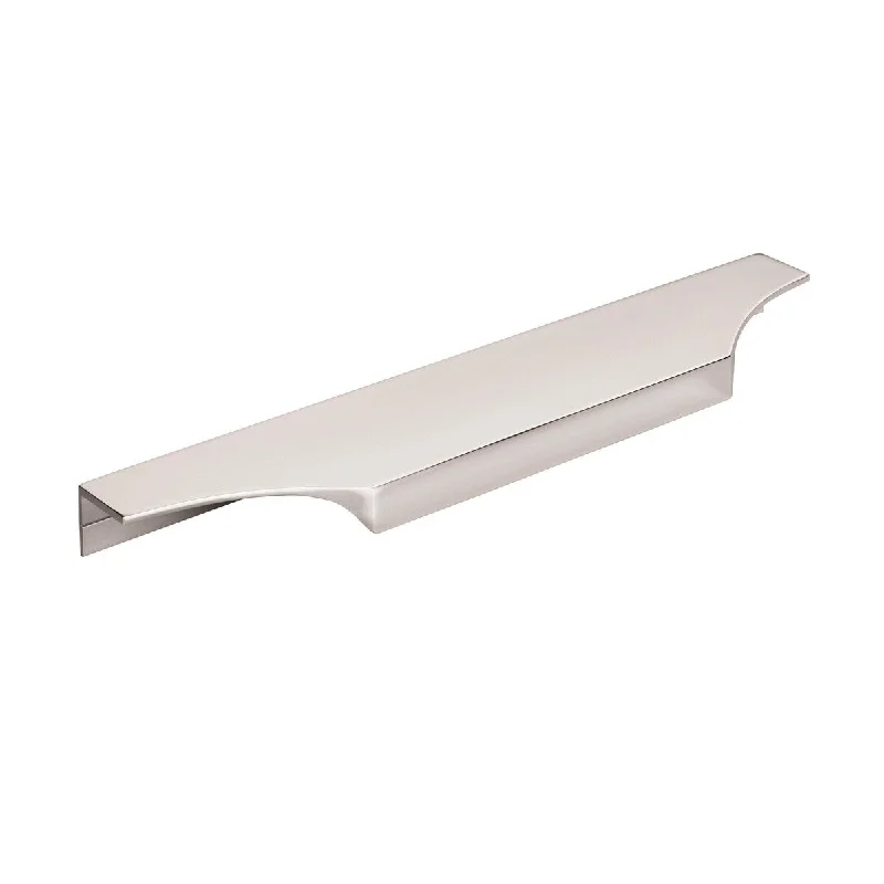 Extent 8-9/16 in (217 mm) Center-to-Center Polished Chrome Cabinet Edge Pull - 8.5625