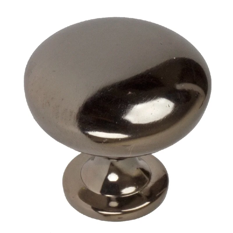 GlideRite 1.125-inch Classic Black Nickel Round Cabinet Knobs (Pack of 10)