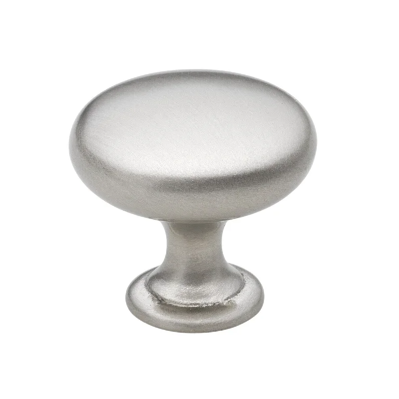 GlideRite 1.125-inch Satin Nickel Classic Round Cabinet Knobs (Case of 25)