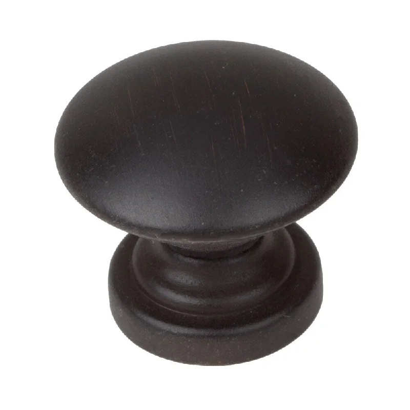 GlideRite 1-inch Oil Rubbed Bronze Round Convex Cabinet Knobs (Pack of 25)