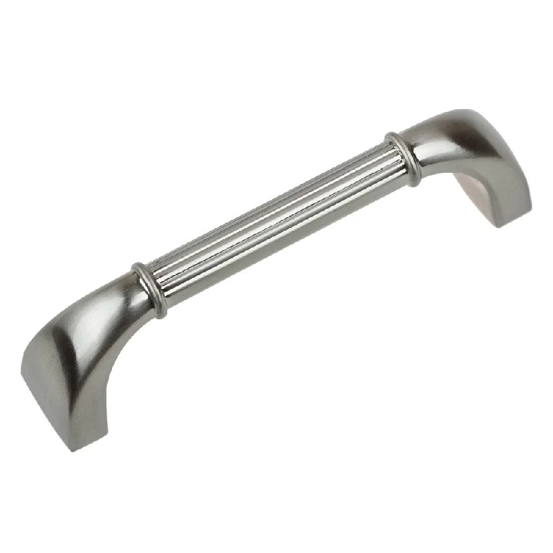 GlideRite 3.75-inch CC Satin Nickel Deco Cabinet Pulls (Pack of 10)