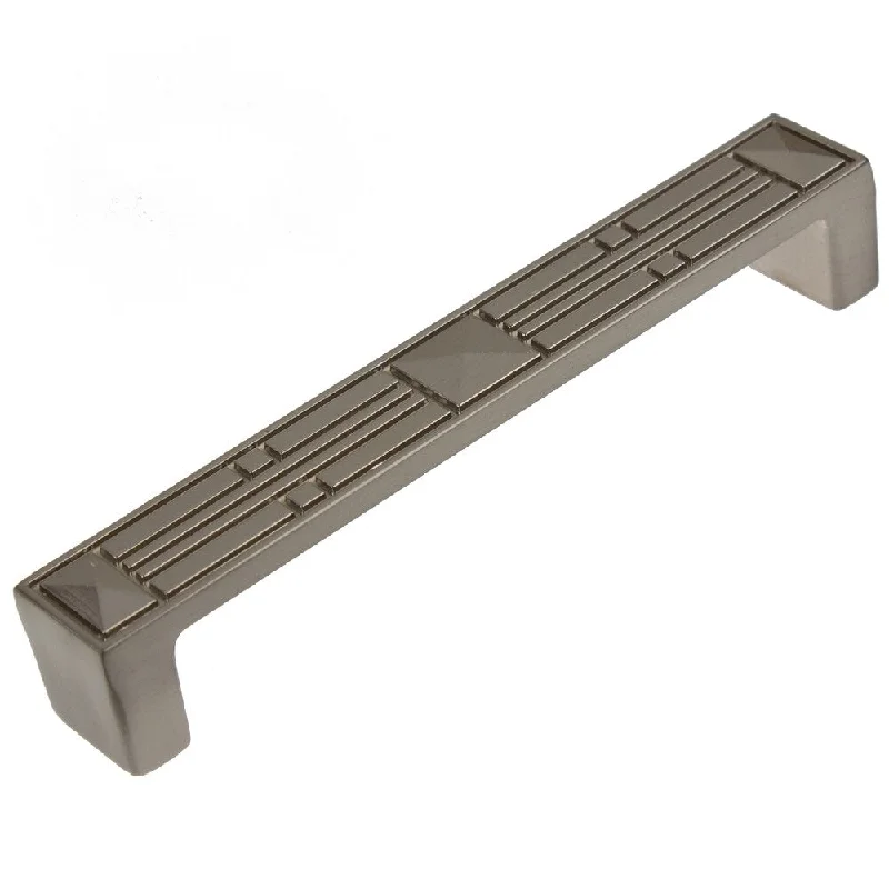 GlideRite 5-inch Satin Nickel Craftsman Series Cabinet Pulls (Pack of 10)