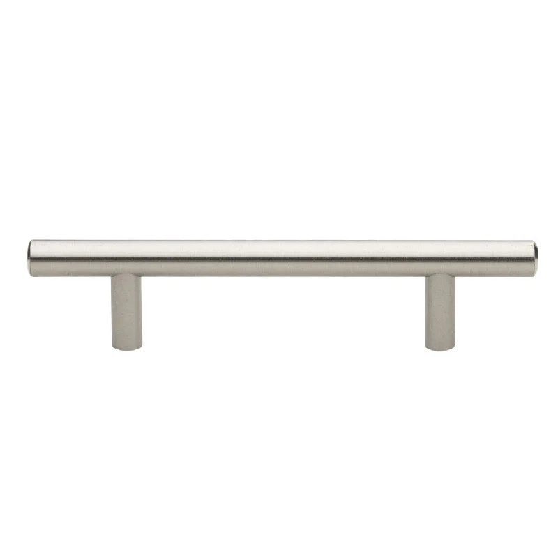 GlideRite 5-Pack 3-3/4 in. Center Stainless Steel Cabinet Bar Pulls - Stainless Steel