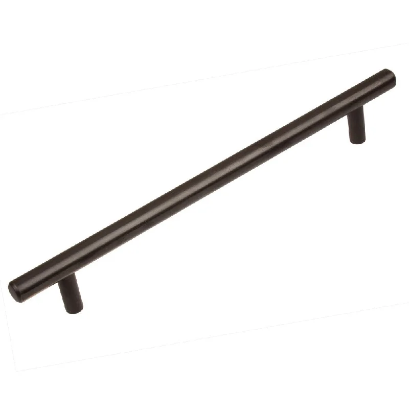 GlideRite 5-Pack 7-5/8 in. Center Oil Rubbed Bronze Solid Cabinet Pull - Oil Rubbed Bronze