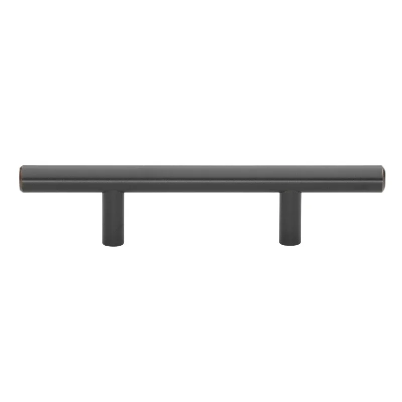 GlideRite 6-inch Oil-rubbed Bronze Solid Steel Cabinet Bar Pulls (Pack of 10)