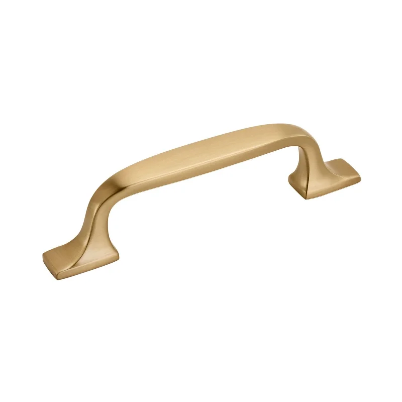 Highland Ridge 3 in (76 mm) Center-to-Center Champagne Bronze Cabinet Pull