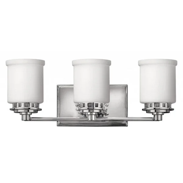 Hinkley Ashley 3-Light Vanity Light in Chrome