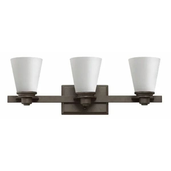 Hinkley Avon 3-Light Vanity Light in Buckeye Bronze