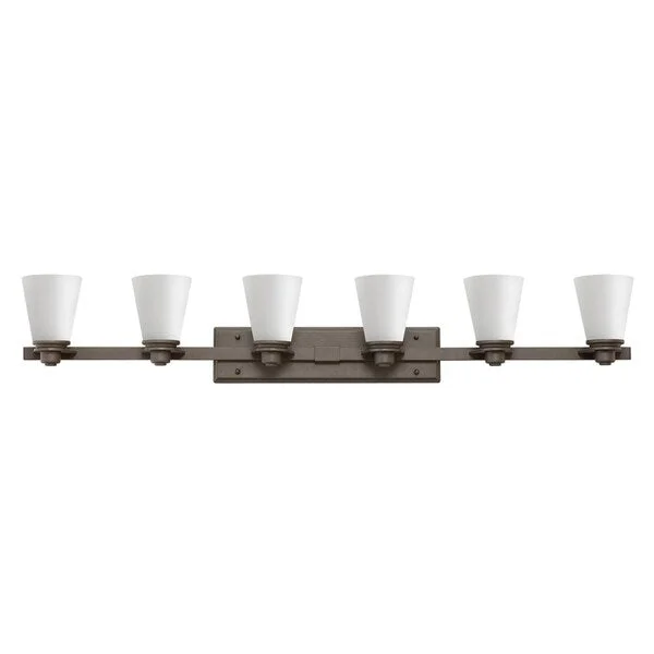 Hinkley Avon 6-Light Vanity Light in Buckeye Bronze