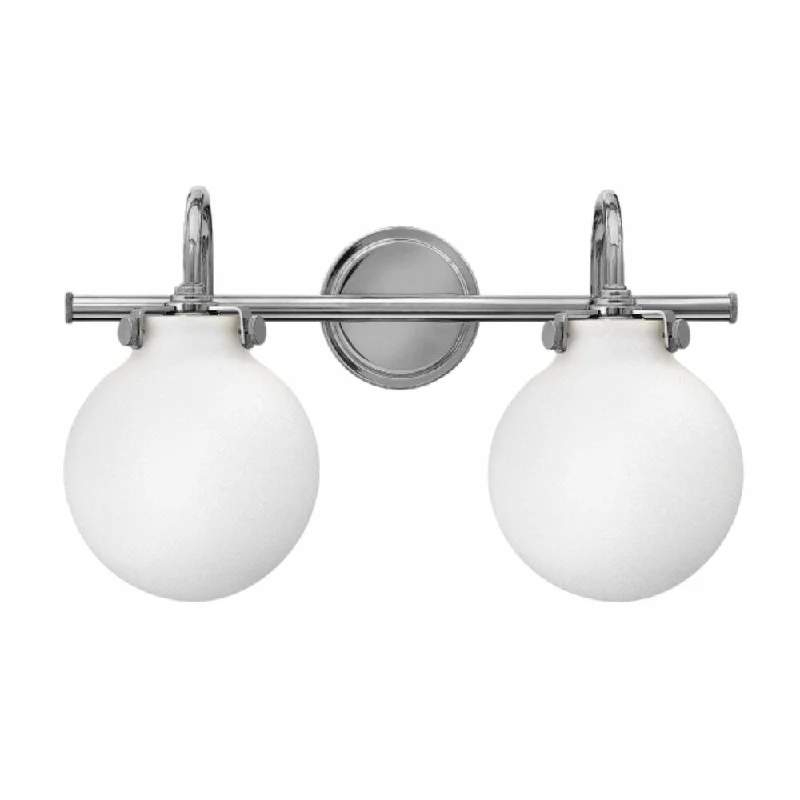 Hinkley Congress 2-Light Vanity Light in Chrome