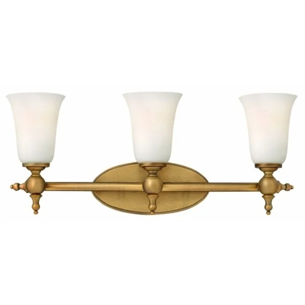 Hinkley Yorktown 3-Light Vanity Light in Brushed Bronze