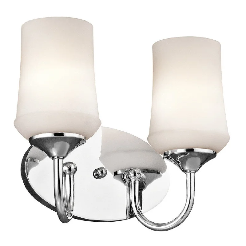 Kichler Lighting Aubrey Collection 2-light Chrome Bath/Vanity Light