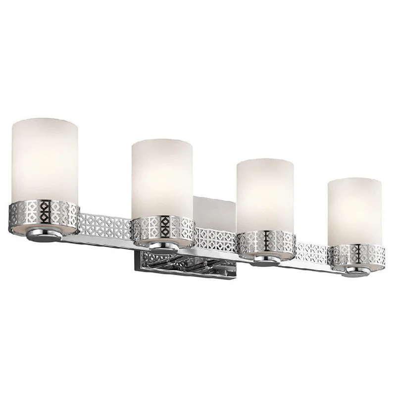 Kichler Lighting Contessa Collection 4-light Chrome Bath/Vanity Light