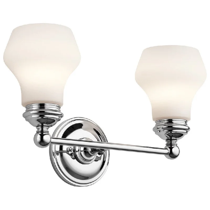 Kichler Lighting Currituck Collection 2-light Chrome Bath/Vanity Light