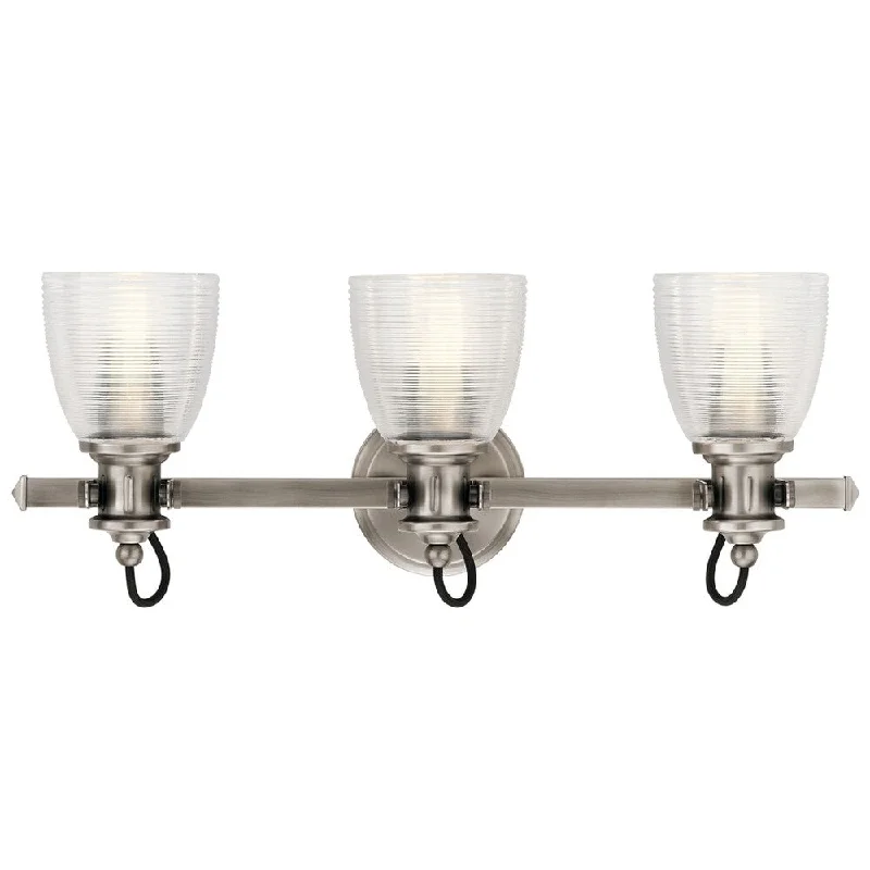 Kichler Lighting Flagship Collection 3-light Pewter Bath/Vanity Light