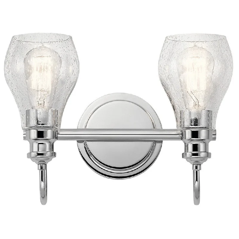 Kichler Lighting Greenbrier Collection 2-light Chrome Bath/Vanity Light