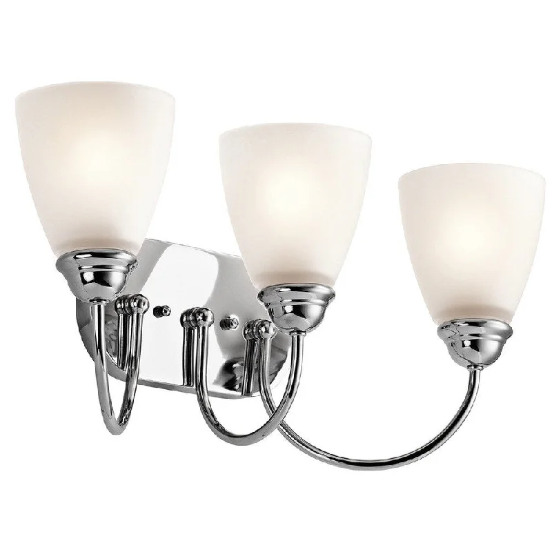 Kichler Lighting Jolie Collection 3-light Chrome LED Bath/Vanity Light